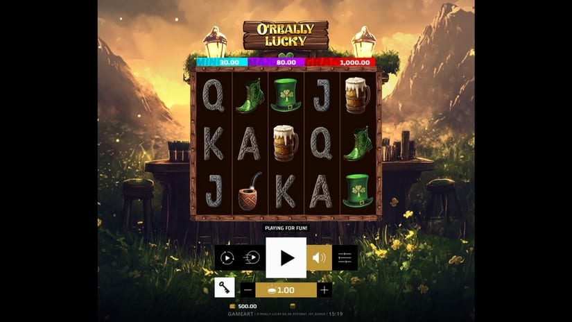O’Really Lucky slot screen 1