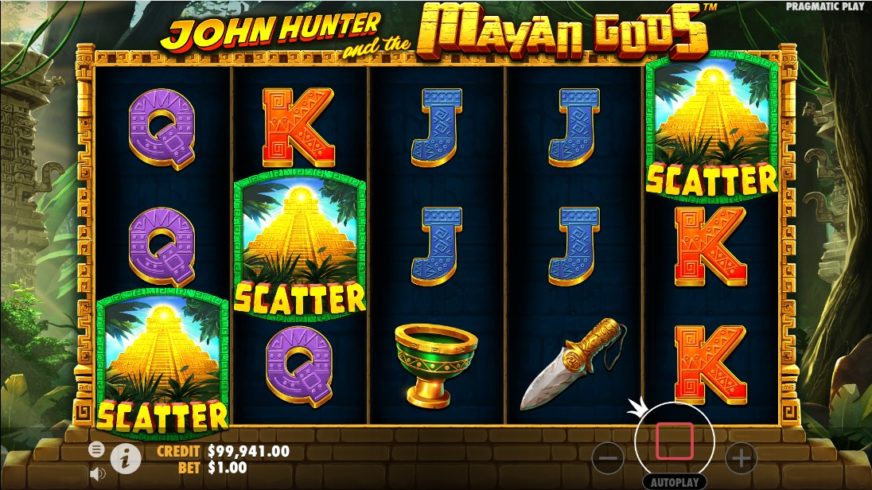 John Hunter and the Mayan Gods slot screen 2