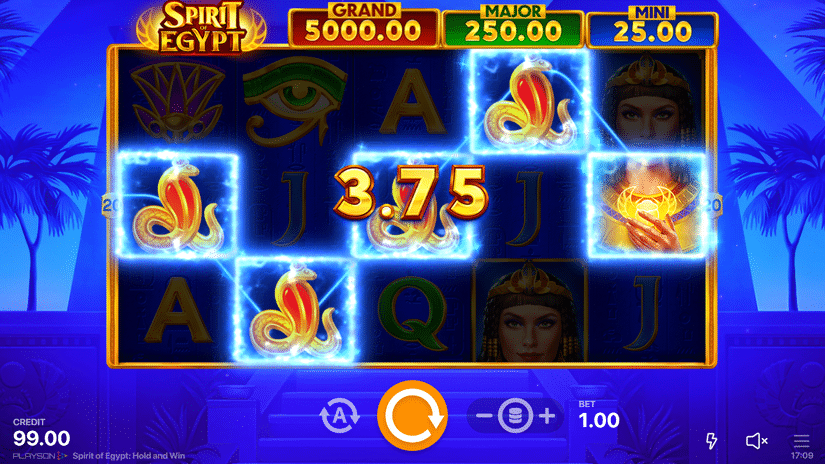 Spirit of Egypt: Hold and Win slot screen 2