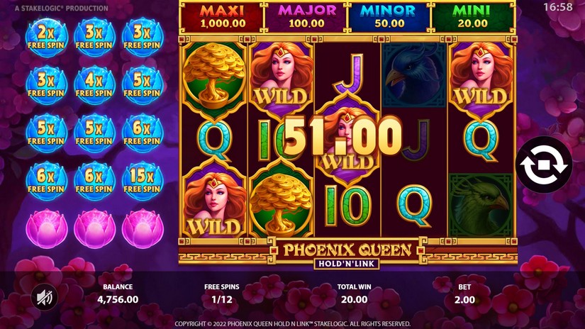 Phoenix Queen slot screen 8