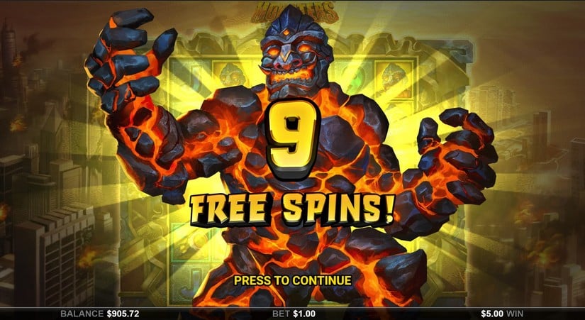 Monsters Vs Diamonds slot screen 5