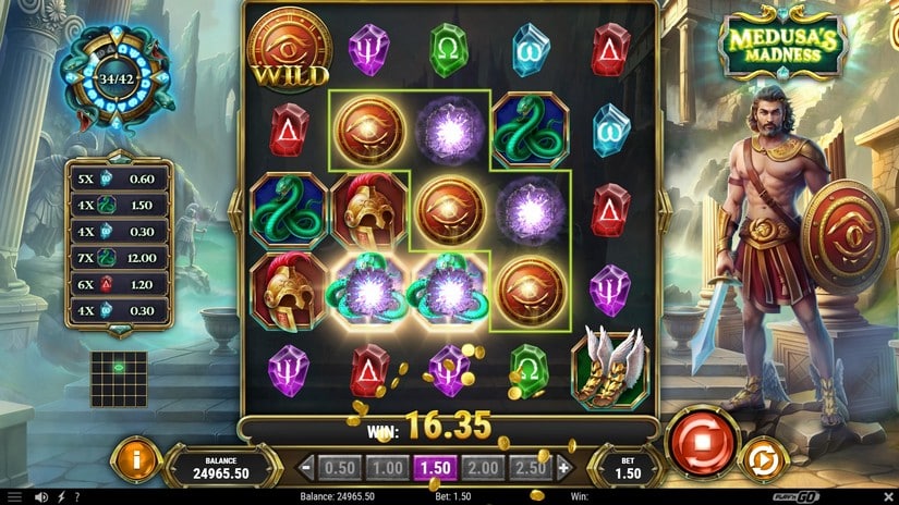 Medusa’s Madness slot screen 4