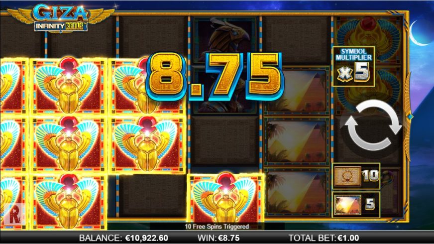 Giza Infinity Reels slot screen 3