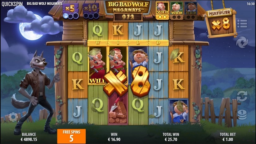Big Bad Wolf Megaways slot screen 6