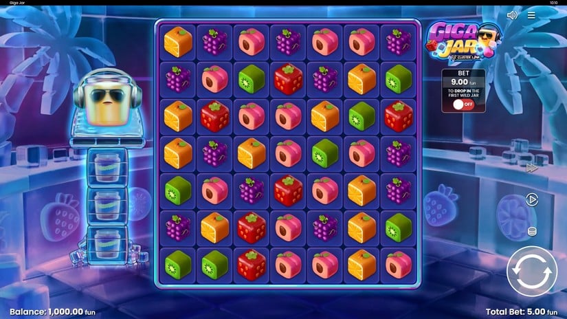 Giga Jar Cluster Link slot screen 1