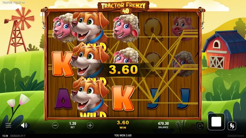 Tractor Frenzy 40 slot screen 3