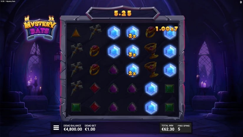 Mystery Bats slot screen 6