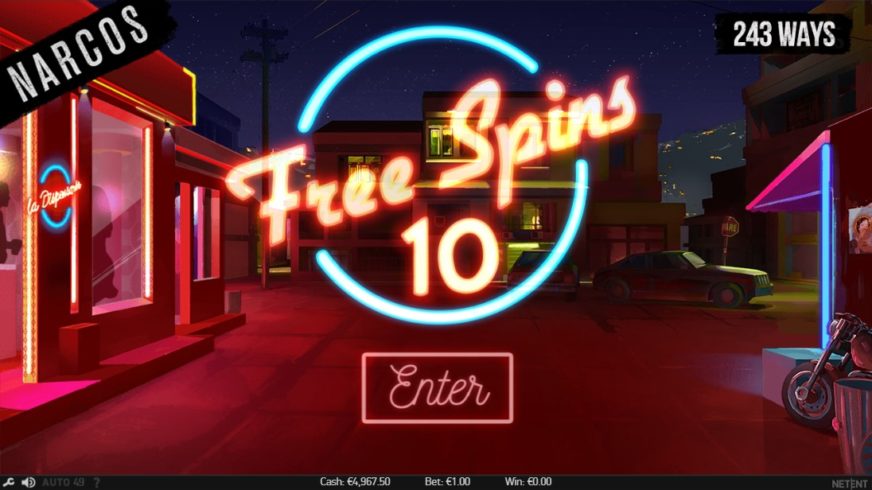 Narcos slot screen 6