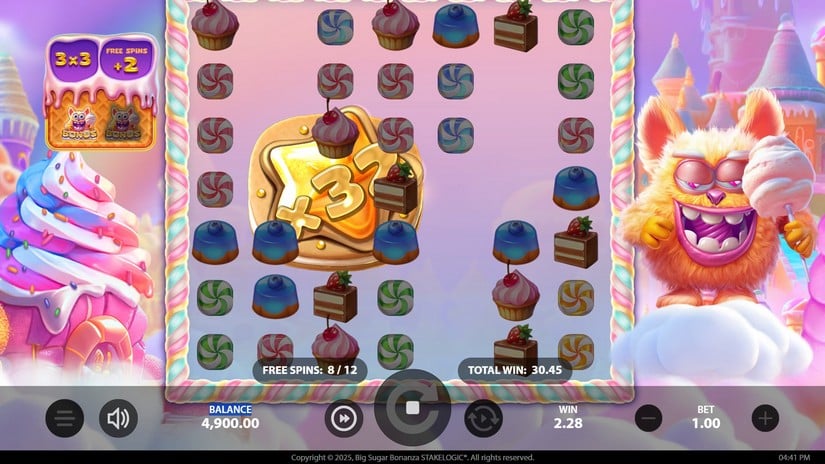 Big Sugar Bonanza Xmas slot screen 5