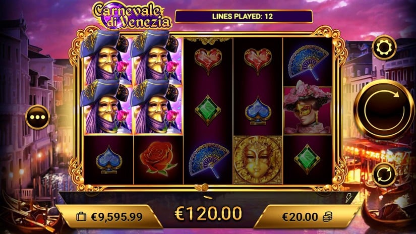 Carnevale di Venezia slot screen 2