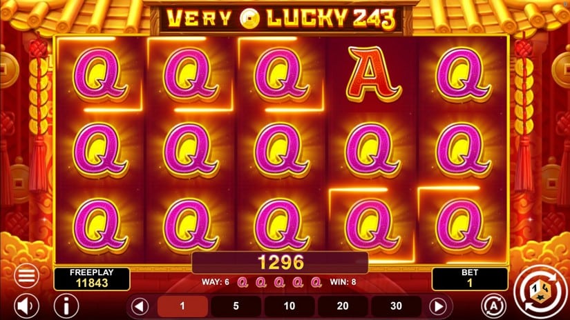 Very Lucky 243 slot screen 4