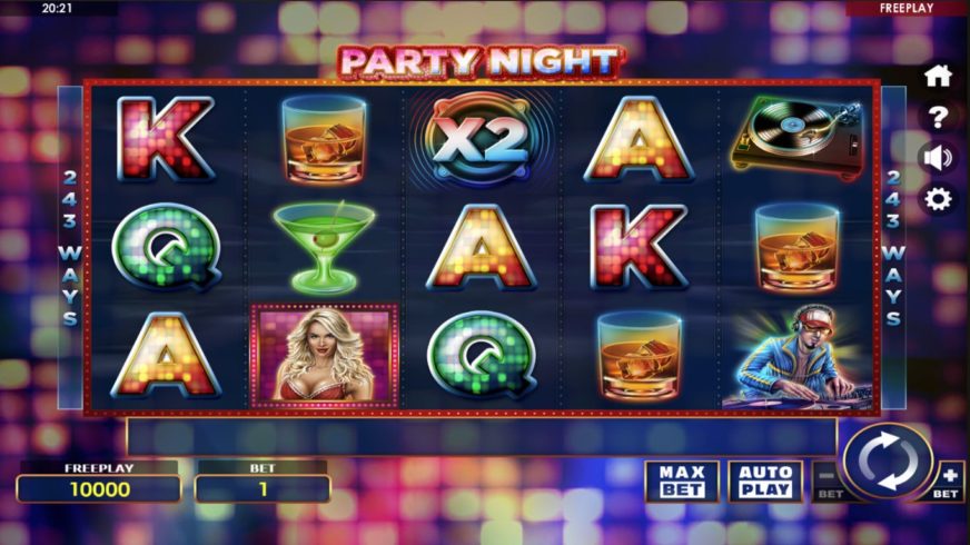 Party Night slot screen 1