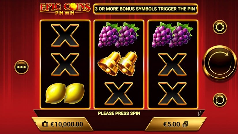 Epic Coins slot screen 1