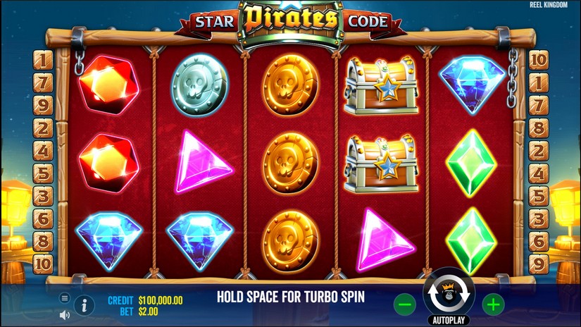 Star Pirates Code slot screen 1