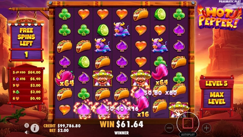 Hot Pepper slot screen 6