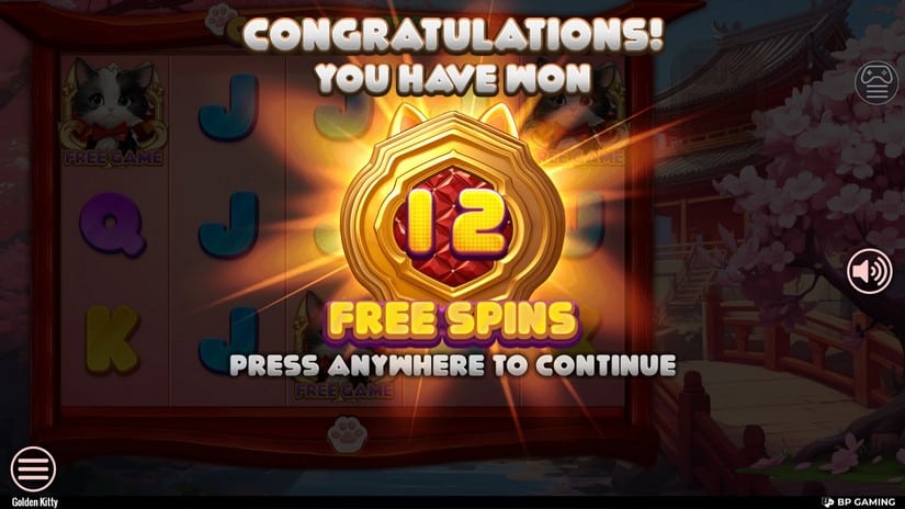Golden Kitty slot screen 3