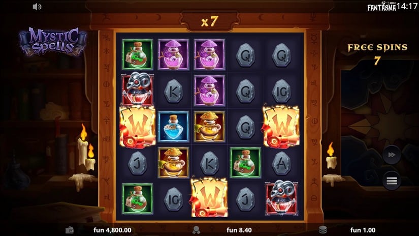 Mystic Spells slot screen 4