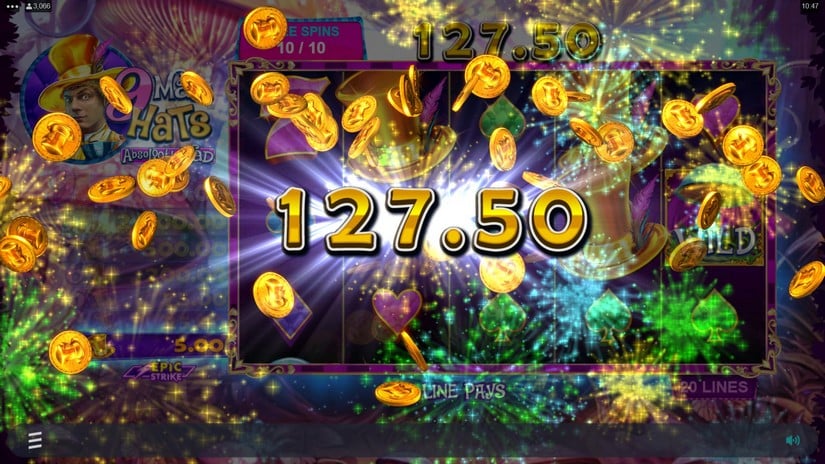 9 Mad Hats slot screen 8