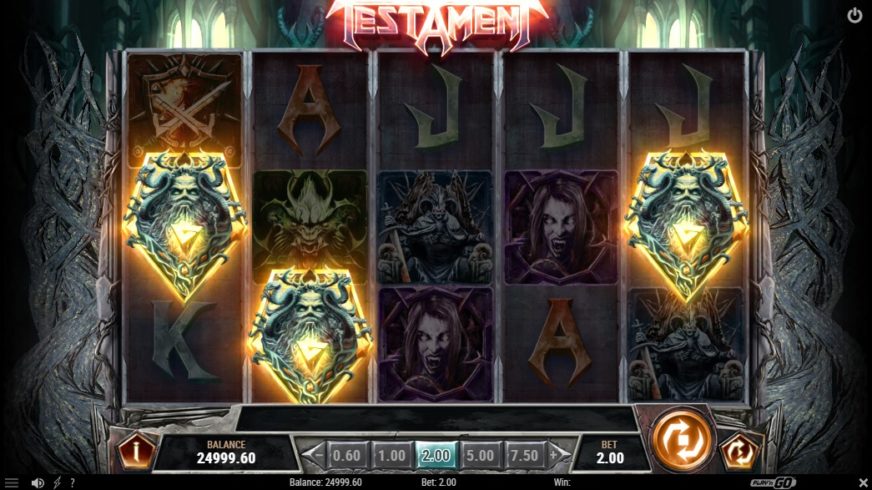 Testament slot screen 4