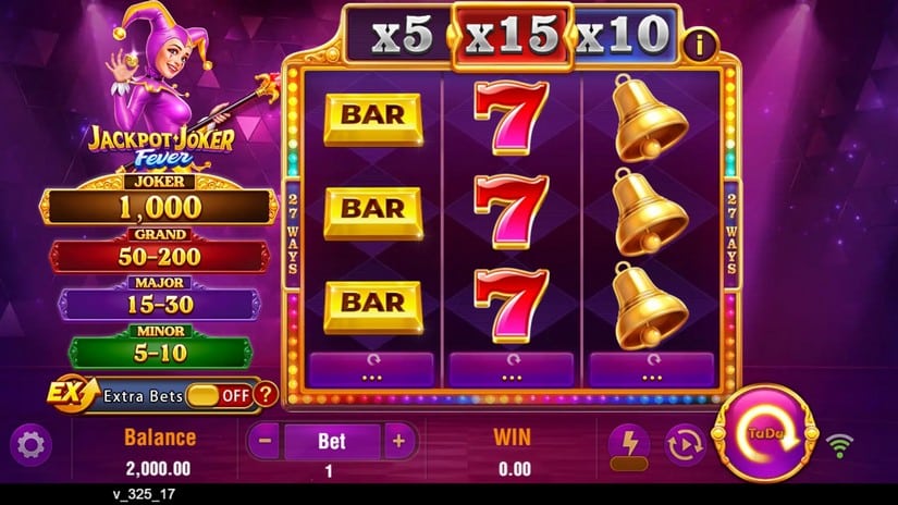 Jackpot Joker FEVER slot screen 1