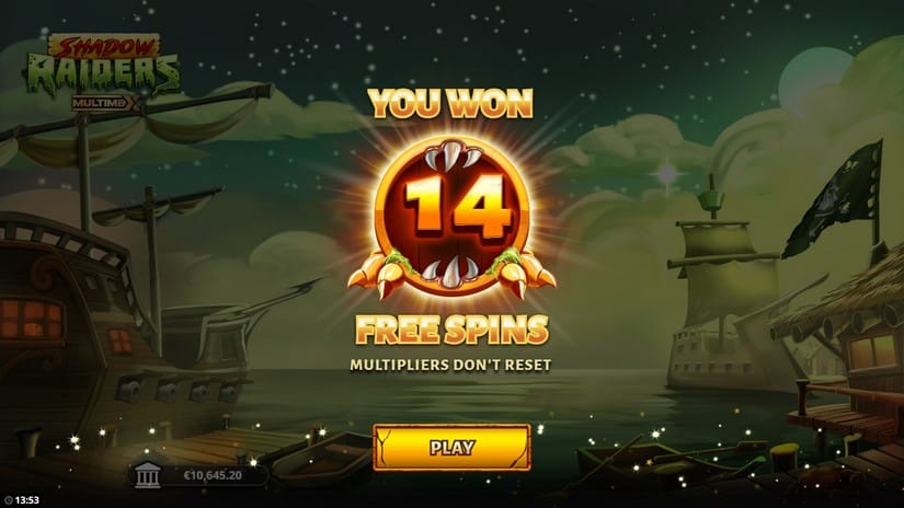 Shadow Raiders MultiMax slot screen 4