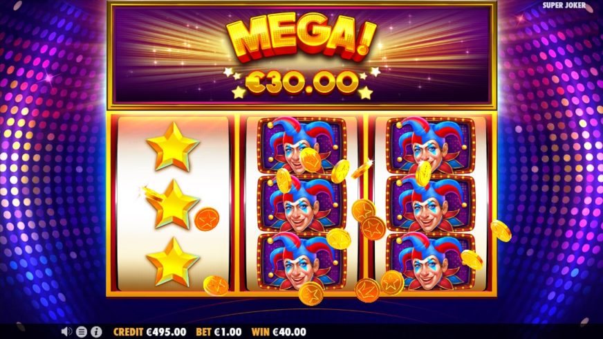 Super Joker slot screen 5