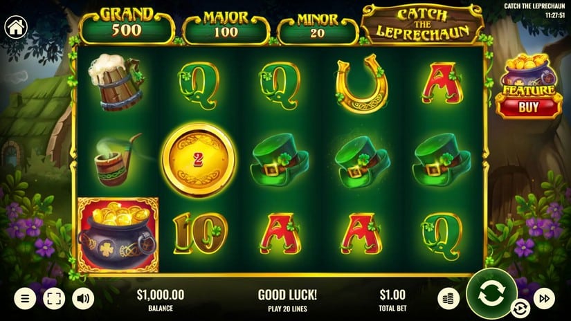Catch The Leprechaun slot screen 1