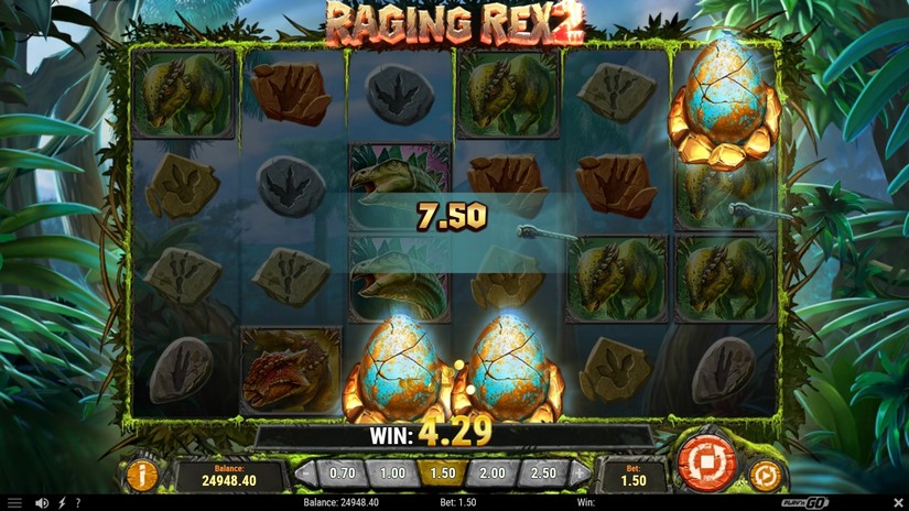 Raging Rex 2 slot screen 4