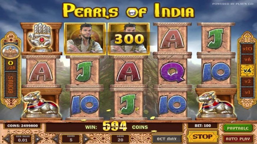 Pearls Of India slot screen 1