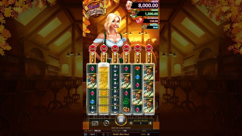 Heidi’s Bier Haus slot screen 2