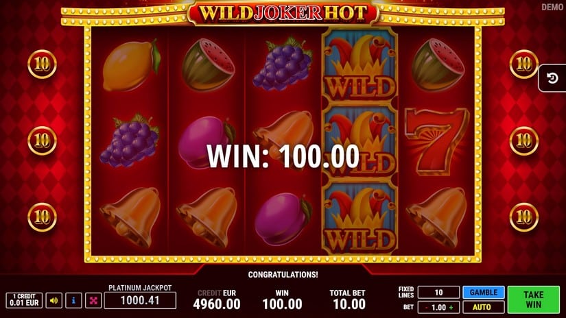 Wild Joker Hot slot screen 2