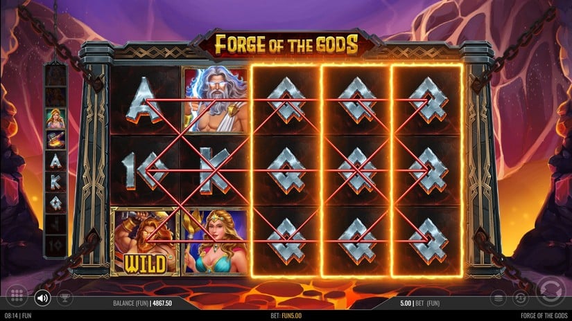 Forge of The Gods slot screen 3