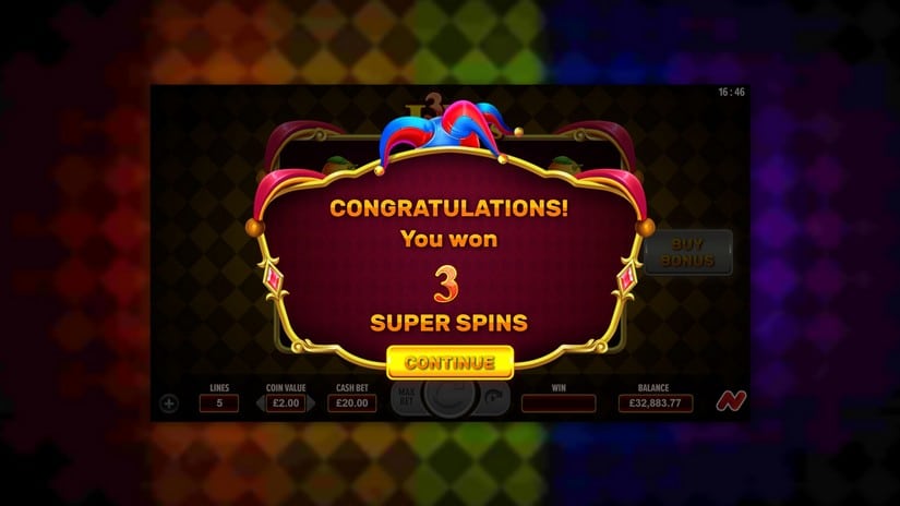3 Wild Jokers slot screen 3