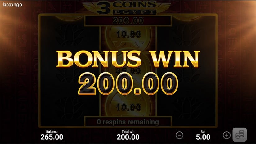 3 Coins: Egypt slot screen 4