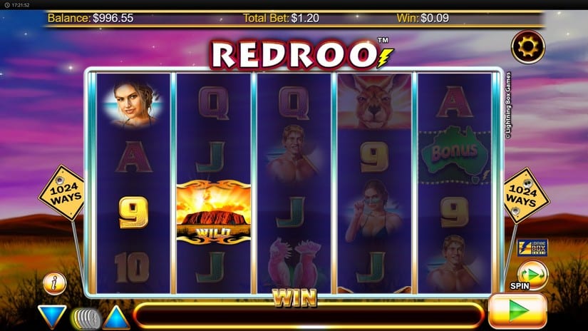 RedRoo slot screen 2