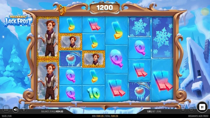 Megaways Jack Frost slot screen 3