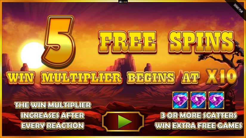 Bison Rising Megaways slot screen 5