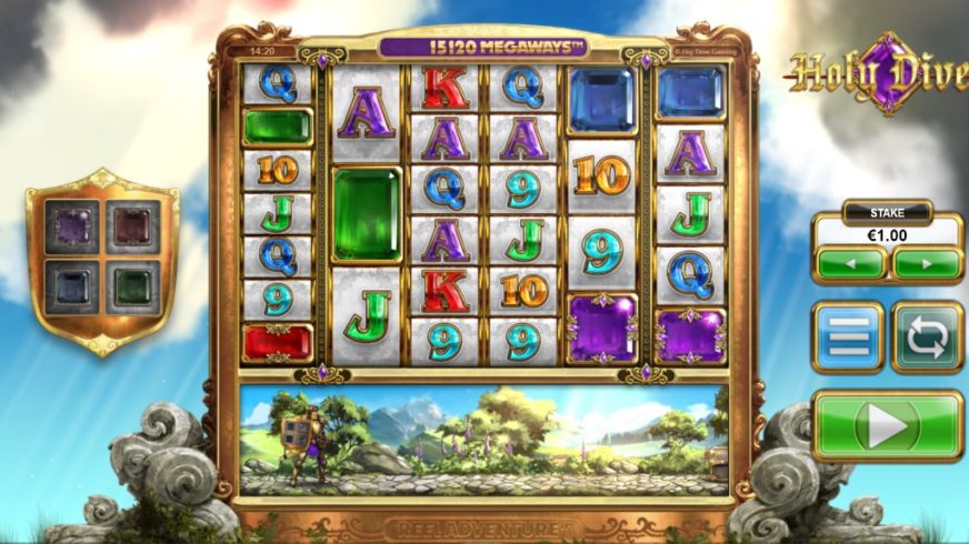 Holy Diver slot screen 1