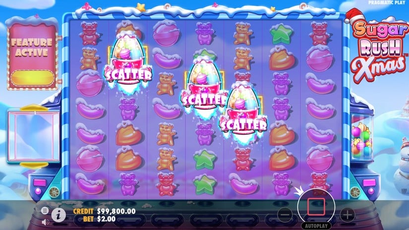 Sugar Rush Xmas slot screen 2