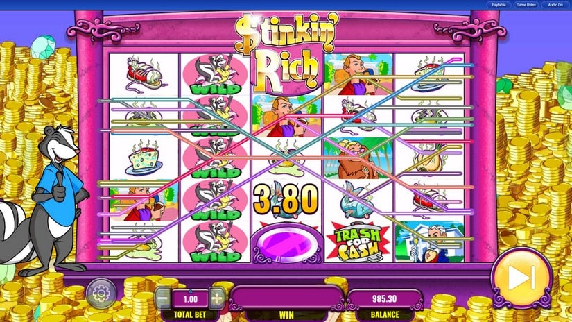 Stinkin’ Rich slot screen 2