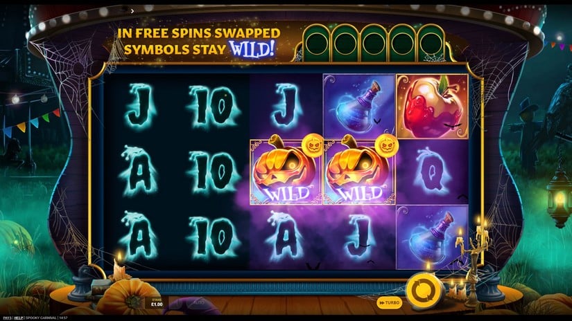 Spooky Carnival slot screen 2
