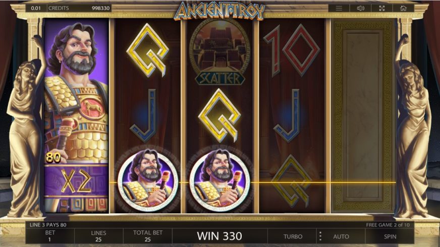 Ancient Troy slot screen 5