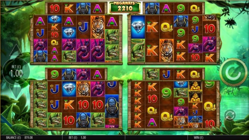 Gorilla Gold Megaways slot screen 2
