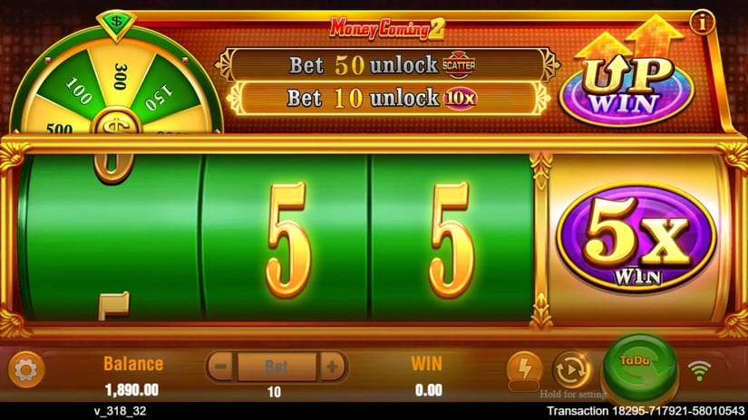 Money Coming 2 slot screen 3