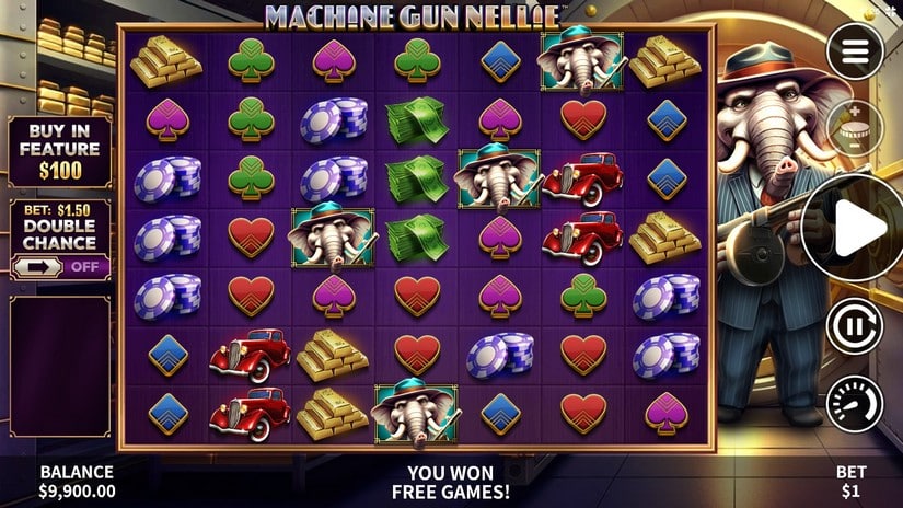 Machine Gun Nellie slot screen 2