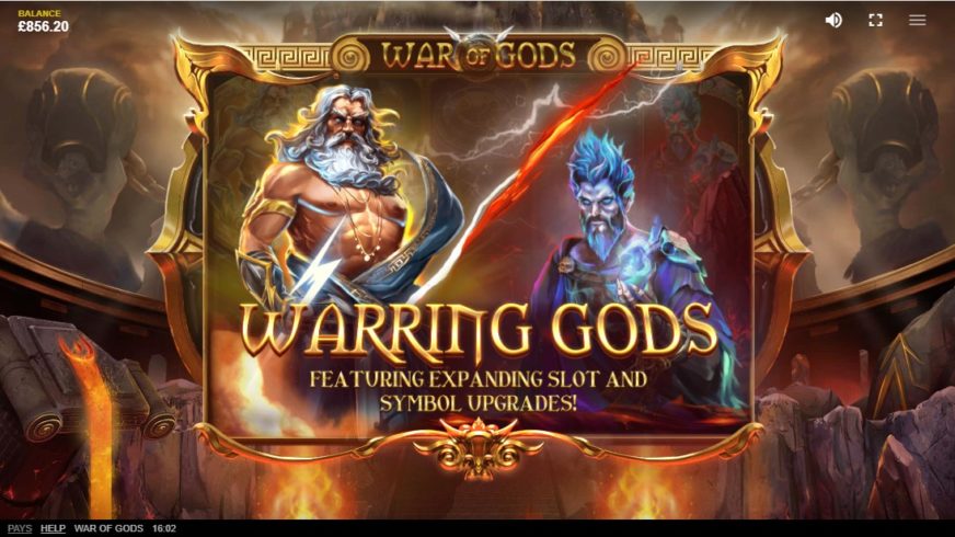 War of Gods slot screen 2