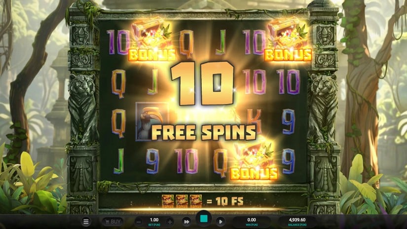 Tiger Shrine slot screen 2