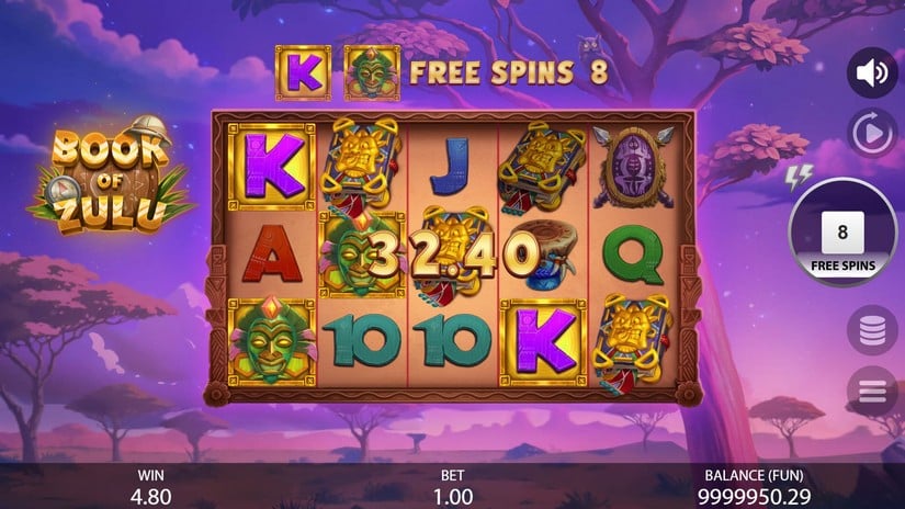 Book of Zulu slot screen 5