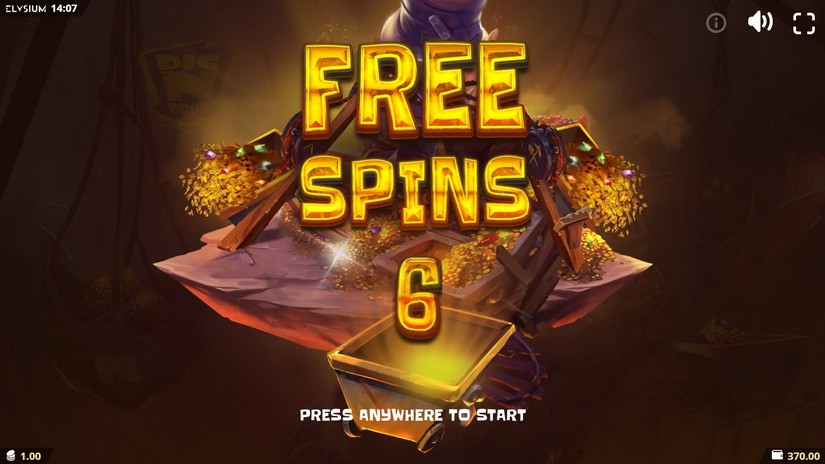 Dig N Drop slot screen 3