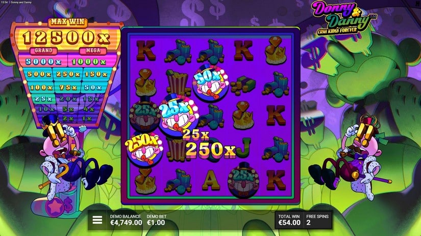 Donny And Danny slot screen 6